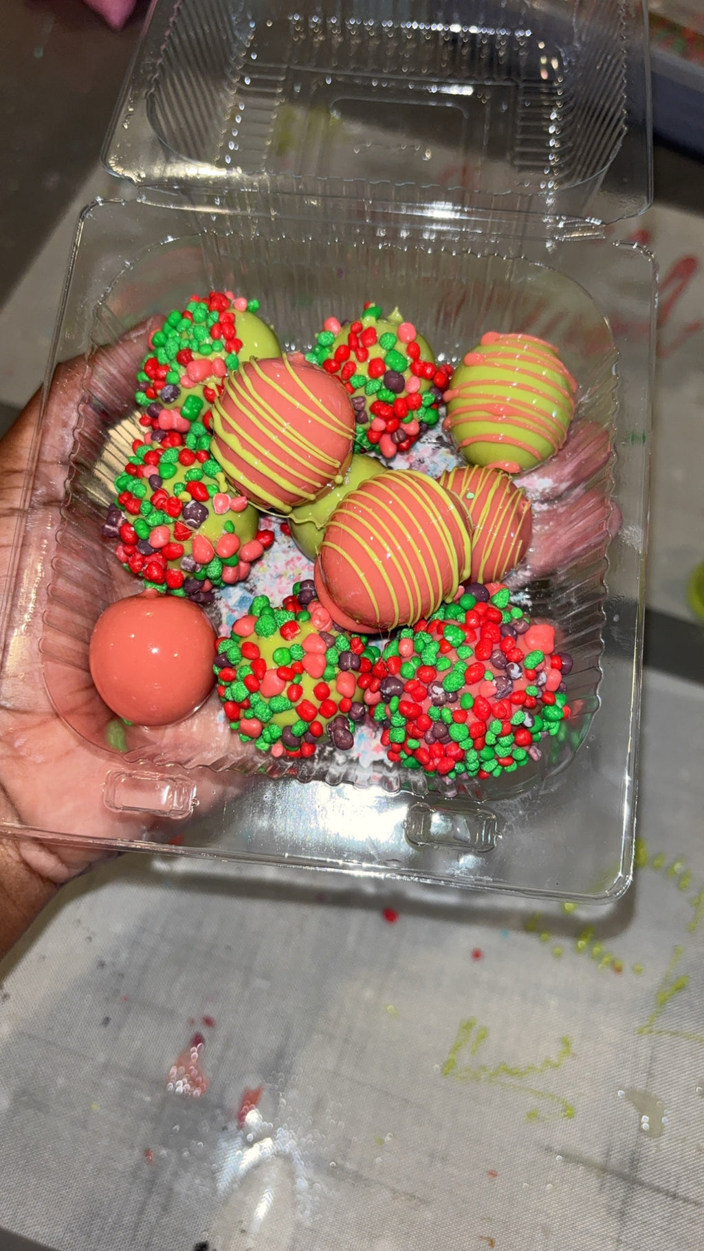 Candied Grape and Pineapple mix