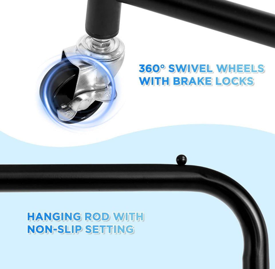 Rolling laundry cart