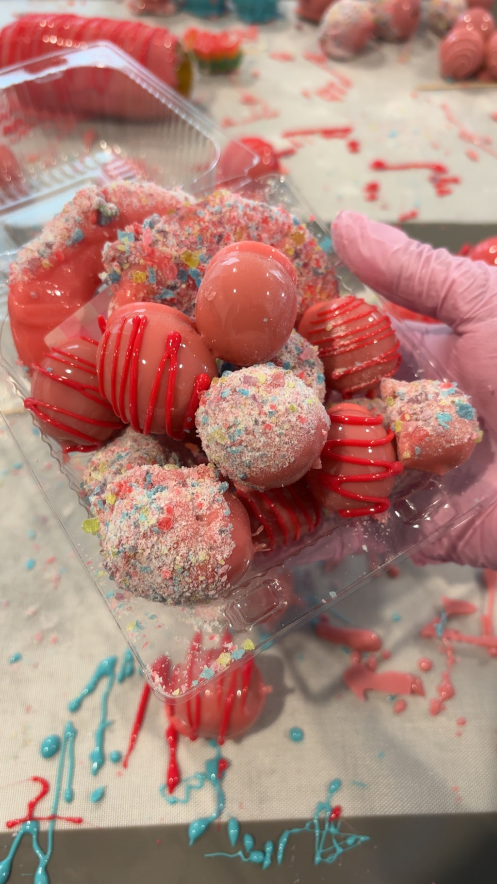 Candied Grape and Pineapple mix