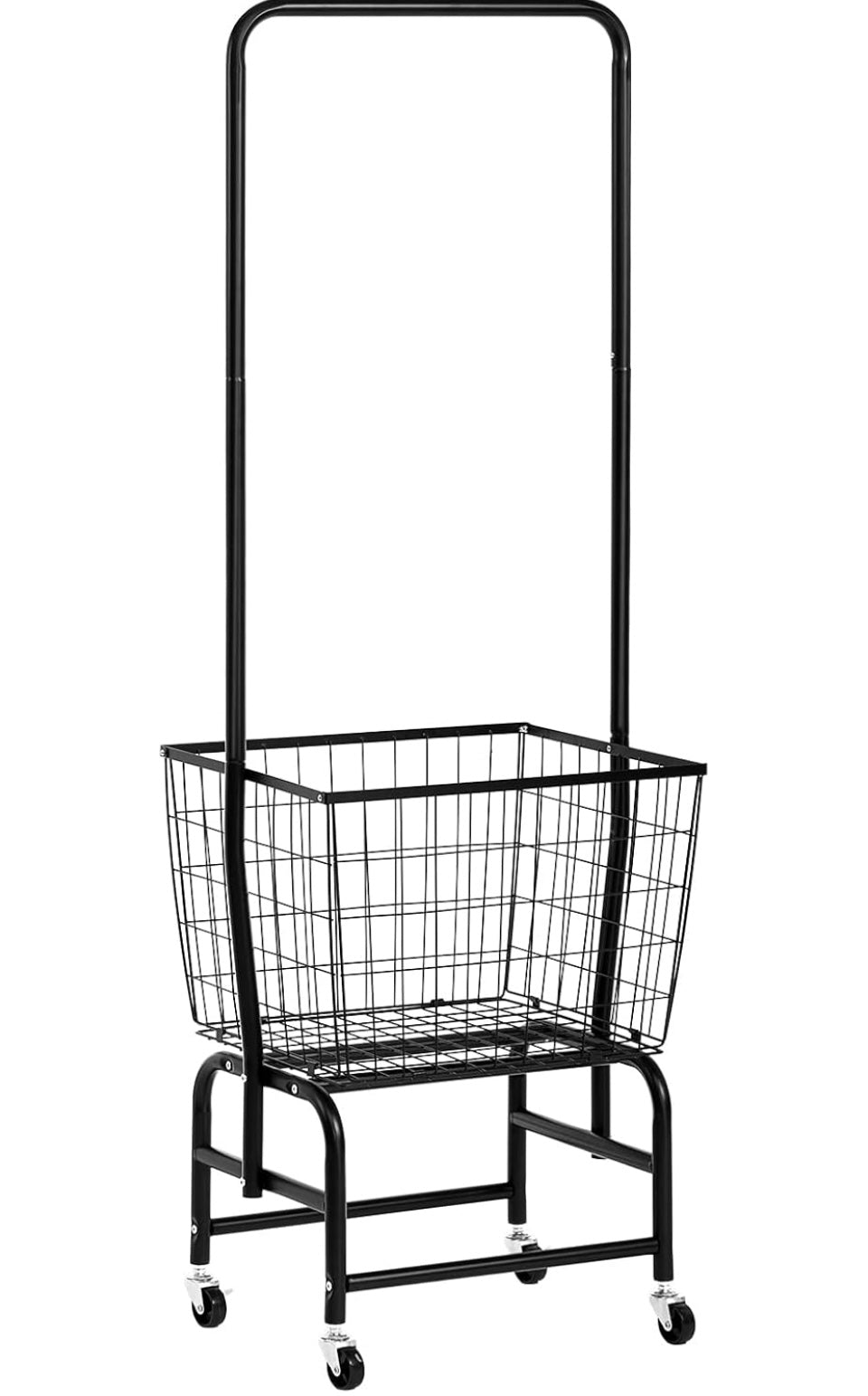 Rolling laundry cart