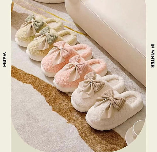 Brown comfy slippers