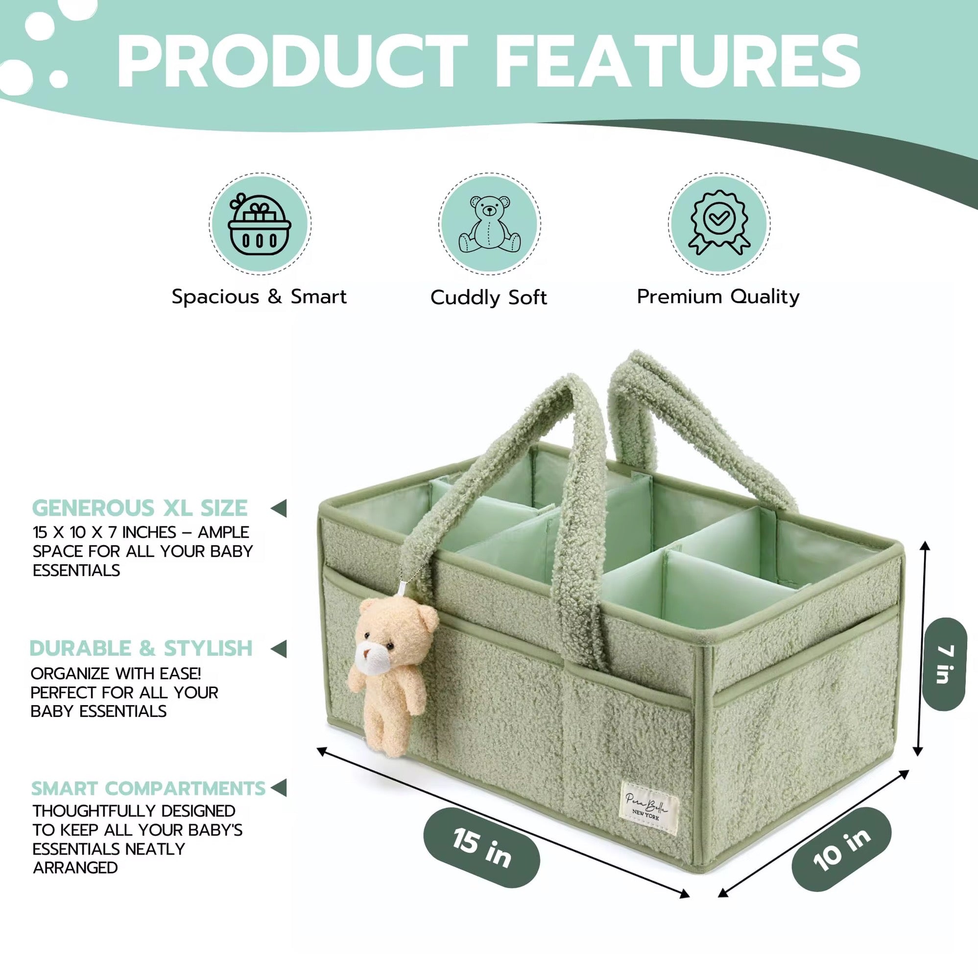 Diaper caddy/ Nappy caddy